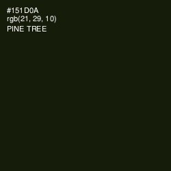 #151D0A - Pine Tree Color Image